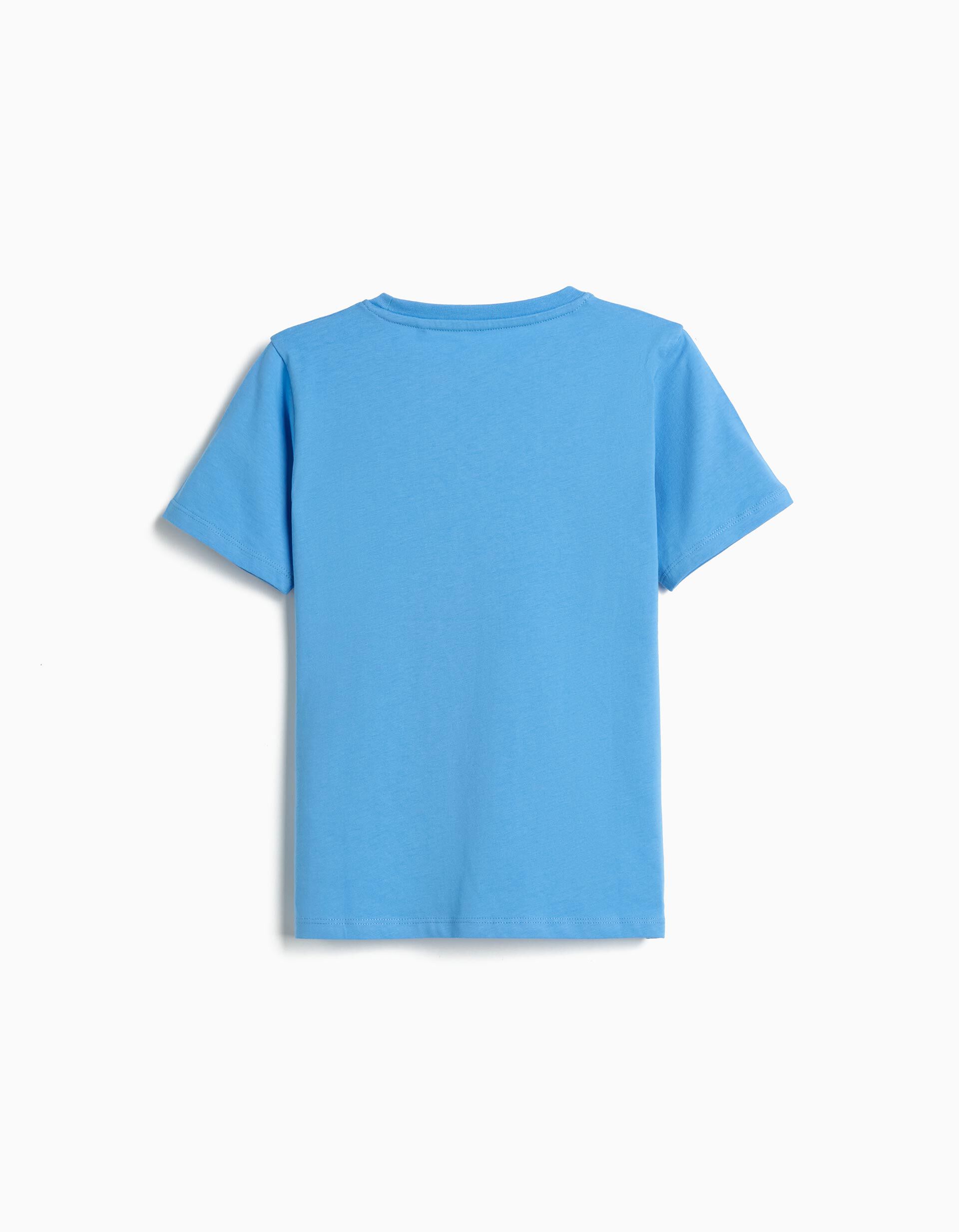 Comprar Online T-shirt Estampada, Menino, Azul Claro