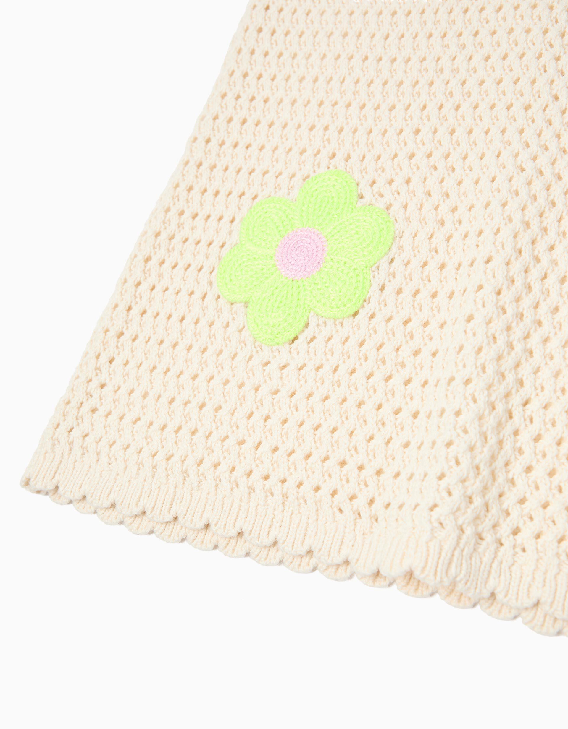 Comprar Online Vestido Crochet, Menina, Cru