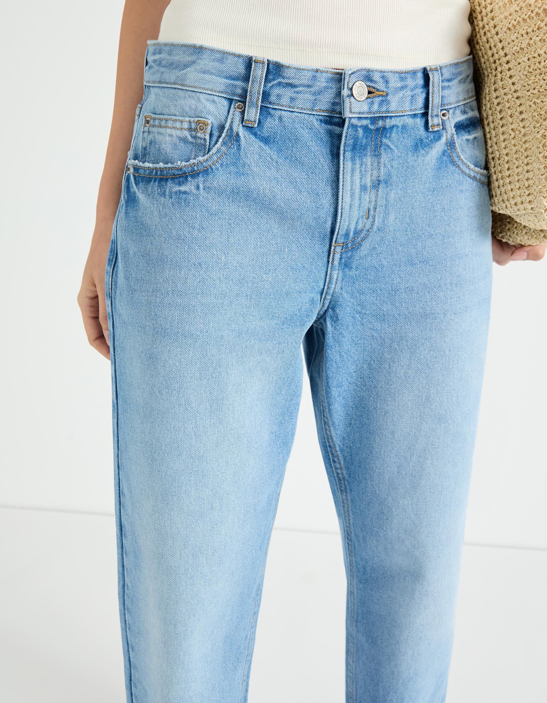 Comprar Online Cal&ccedil;as de Ganga 'Straight Fit', Mulher, Azul Claro