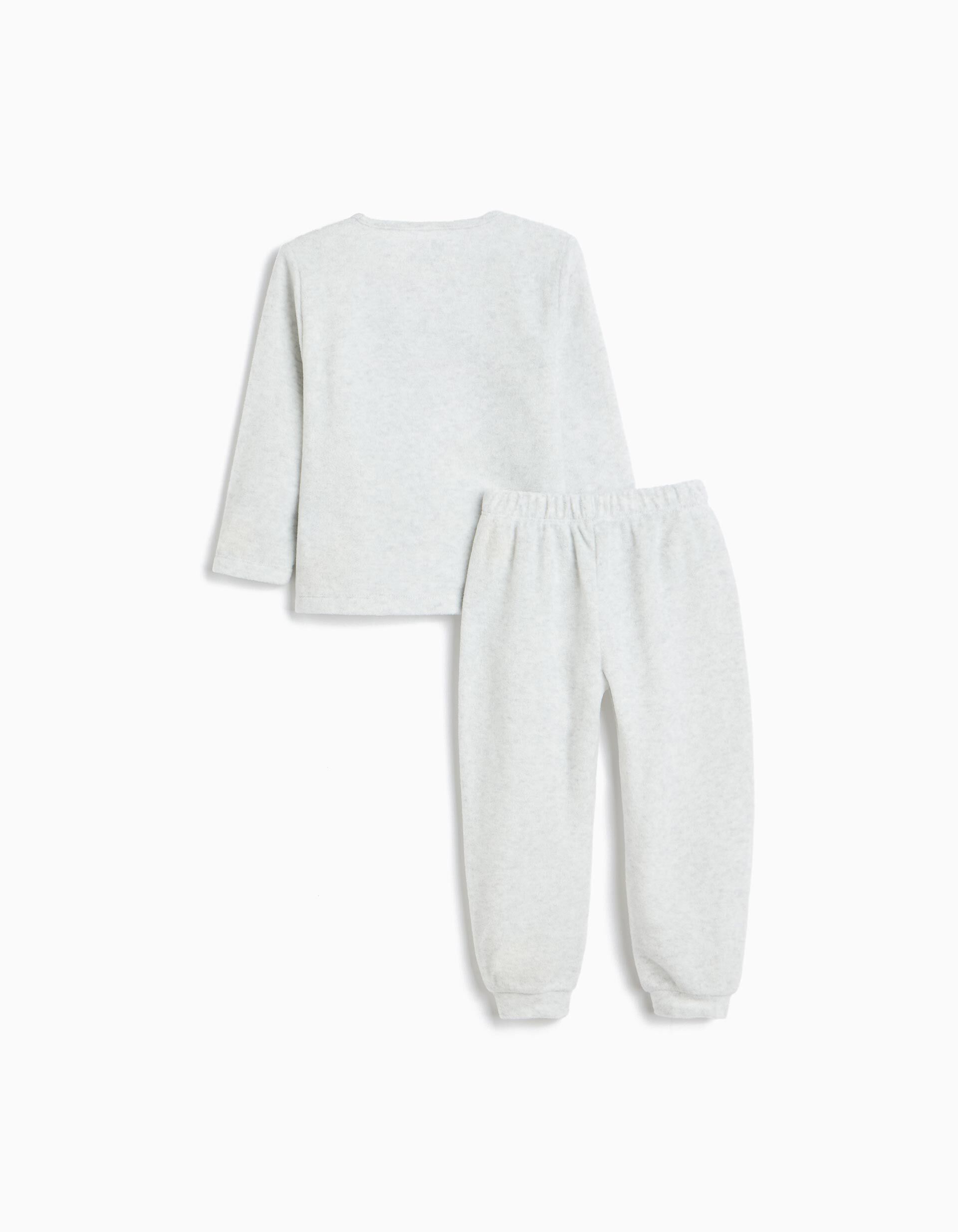Comprar Online Pijama Polar, Menino, Cinzento Claro