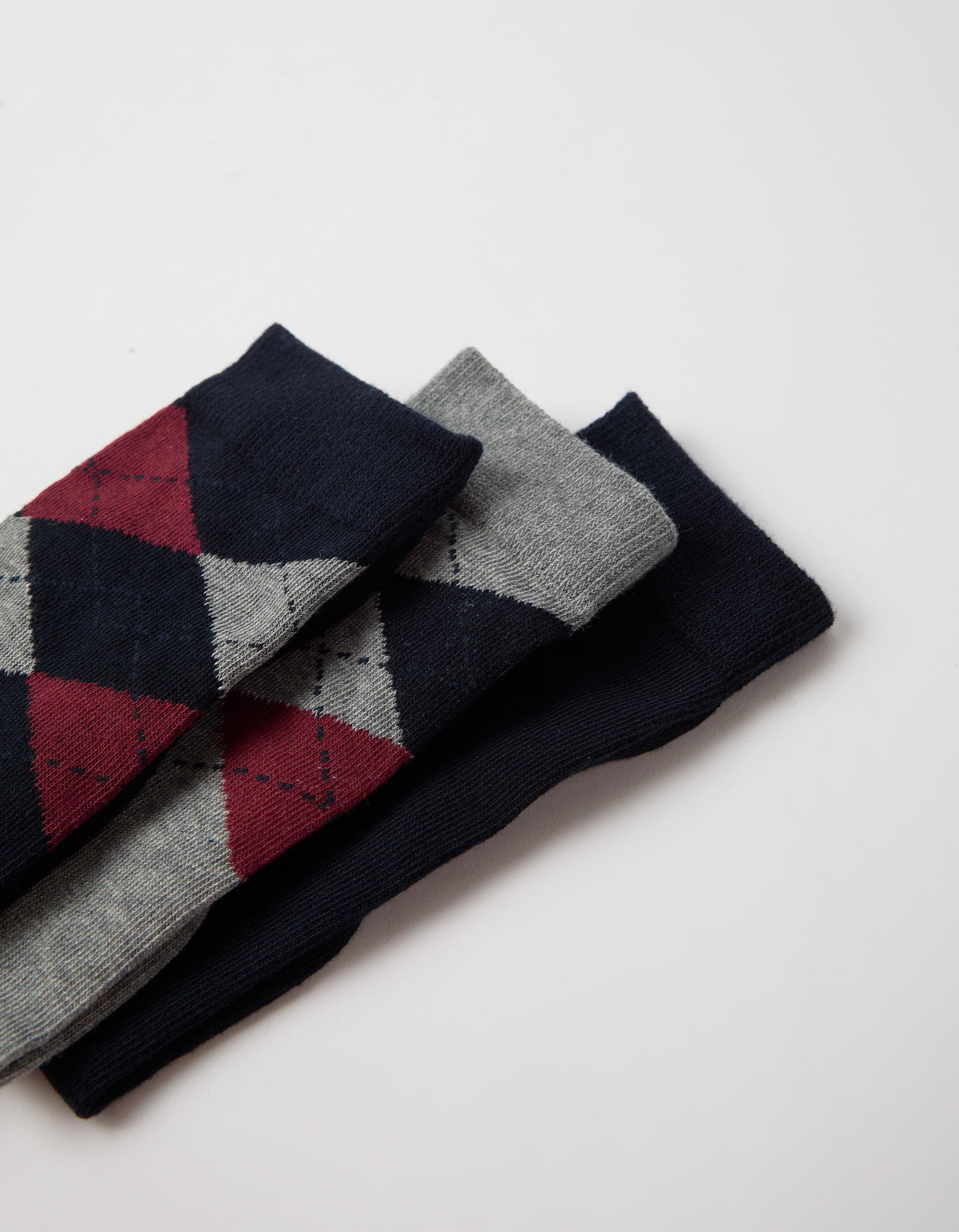 Comprar Online Pack 3 Pares De Meias, Homem, Azul