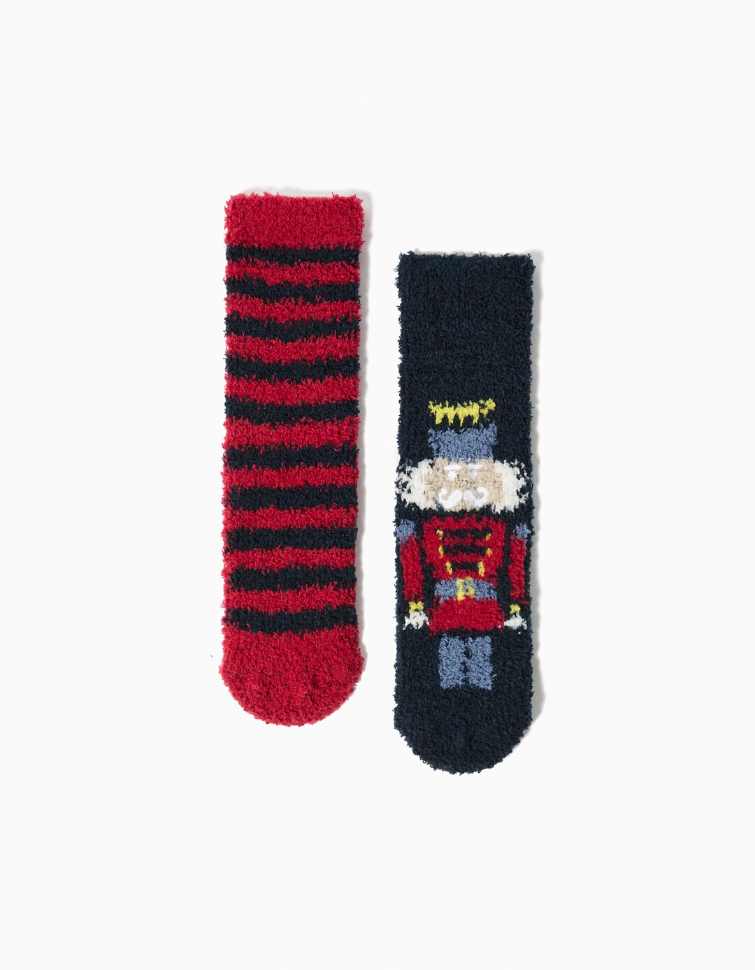 Pack 2 Pares de Meias Antiderrapantes Natal, Menino, Multicor