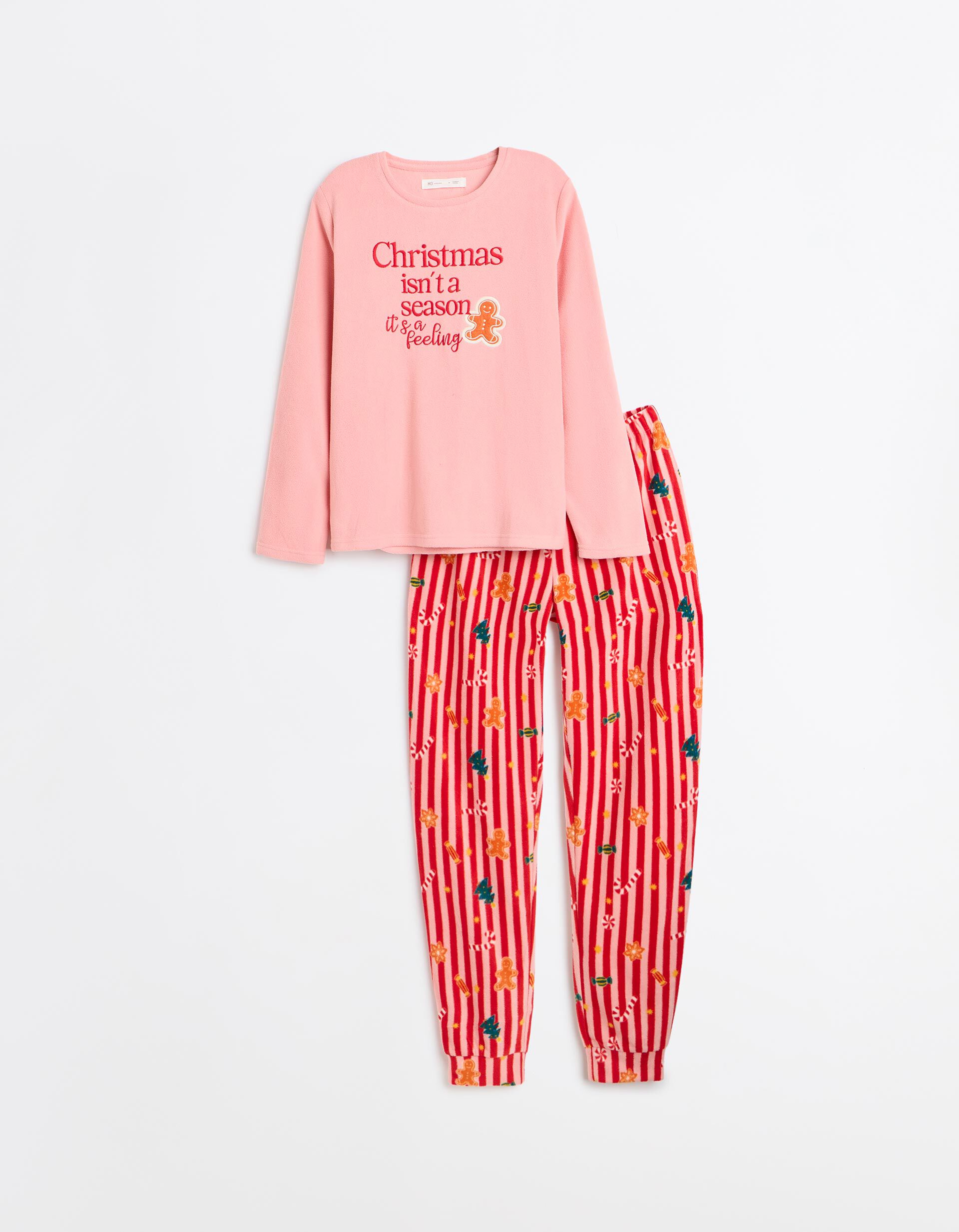 Comprar Online Pijama Polar De Natal, Mulher, Rosa