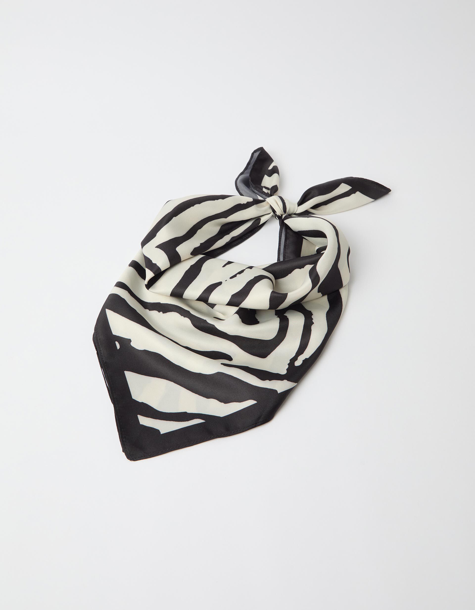 Comprar Online Len&ccedil;o Animal Print, Mulher, Preto