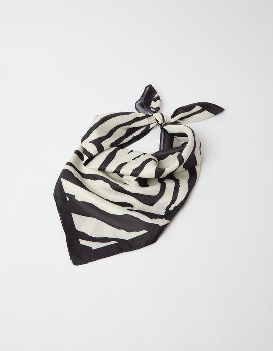 Comprar Online Len&ccedil;o Animal Print, Mulher, Preto