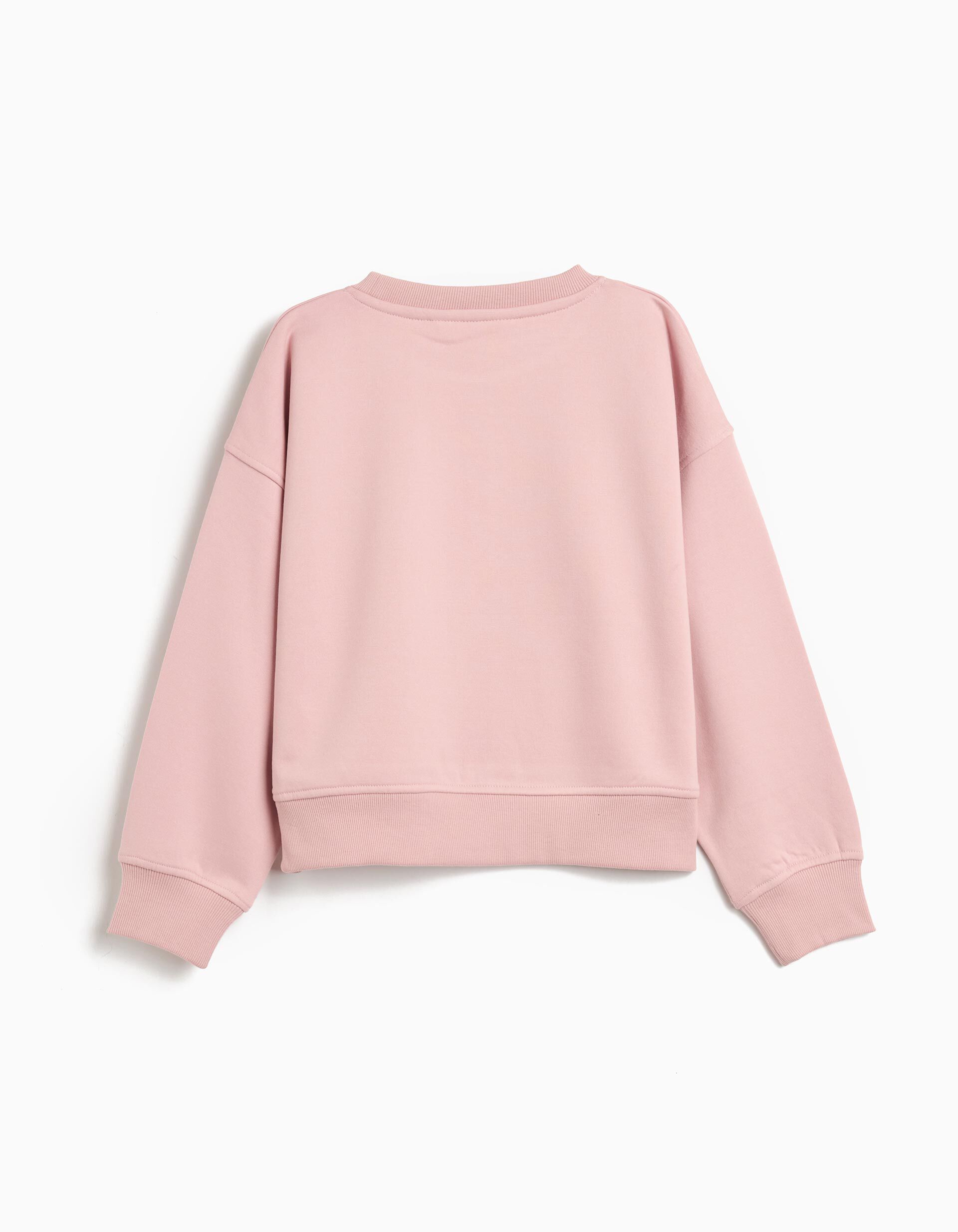 Comprar Online Sweatshirt de Felpa, Menina, Rosa Claro