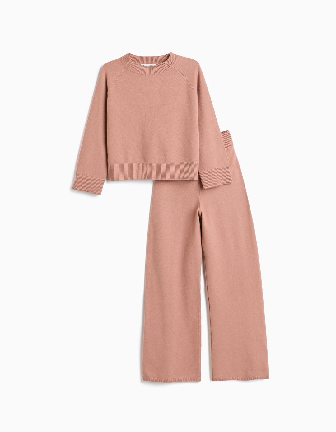 Conjunto De Malha, Menina, Rosa