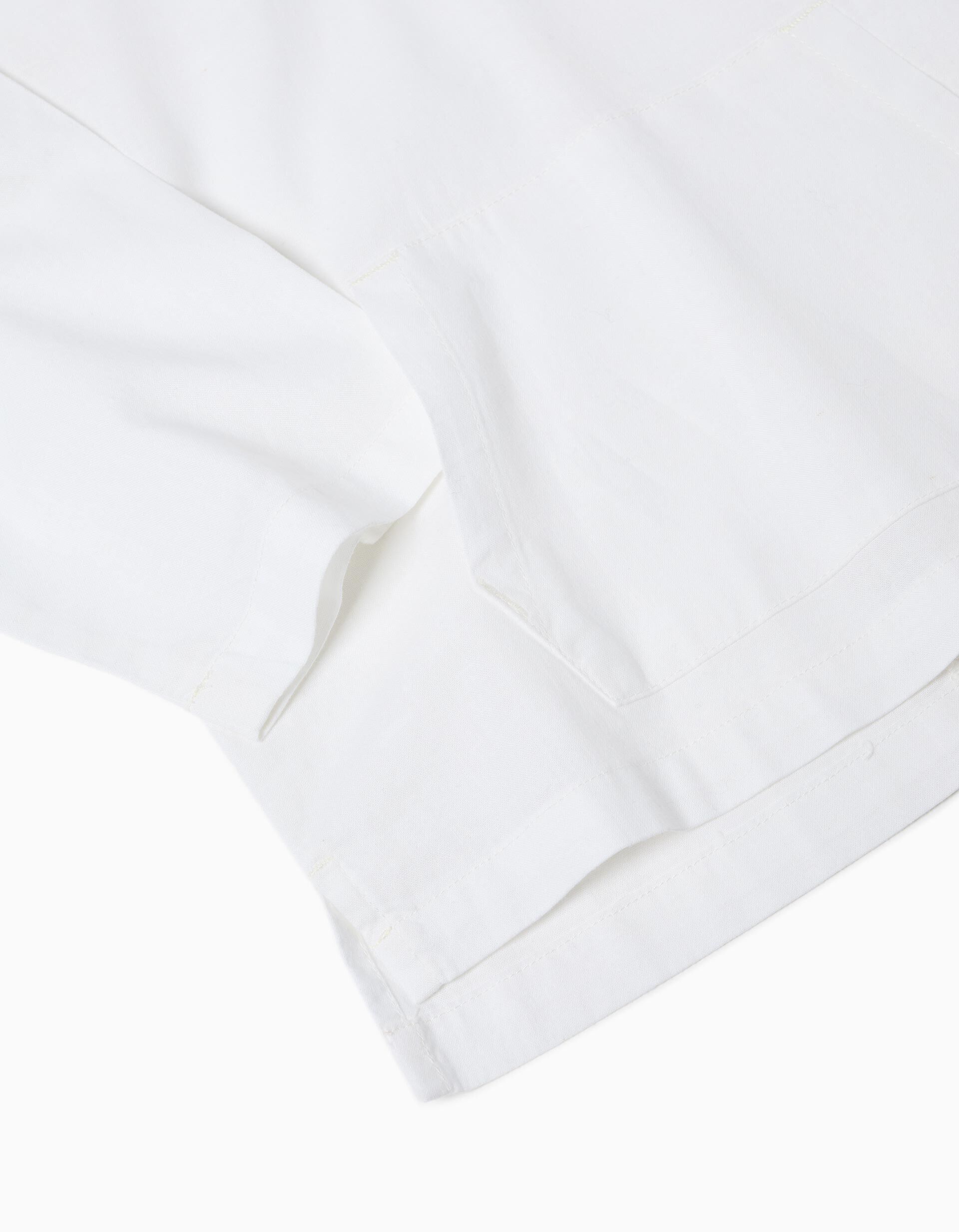 Comprar Online Camisola Capuz com Linho, Menino, Branco