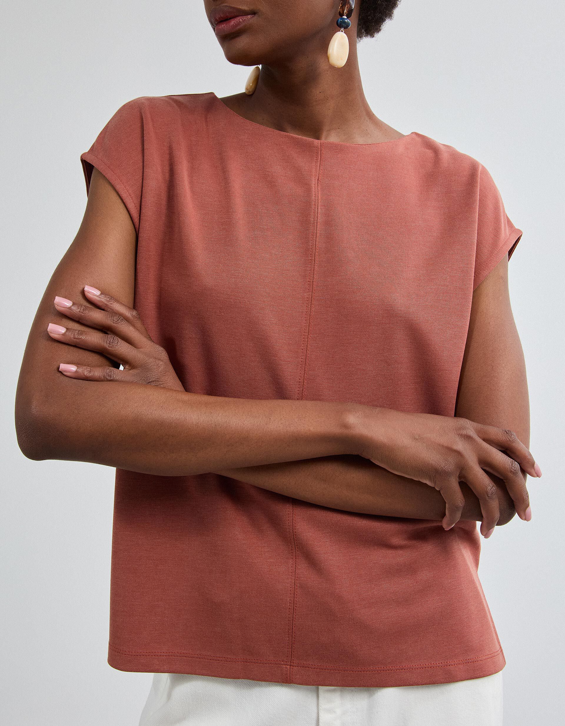 Comprar Online T-shirt Fluida, Mulher, Telha