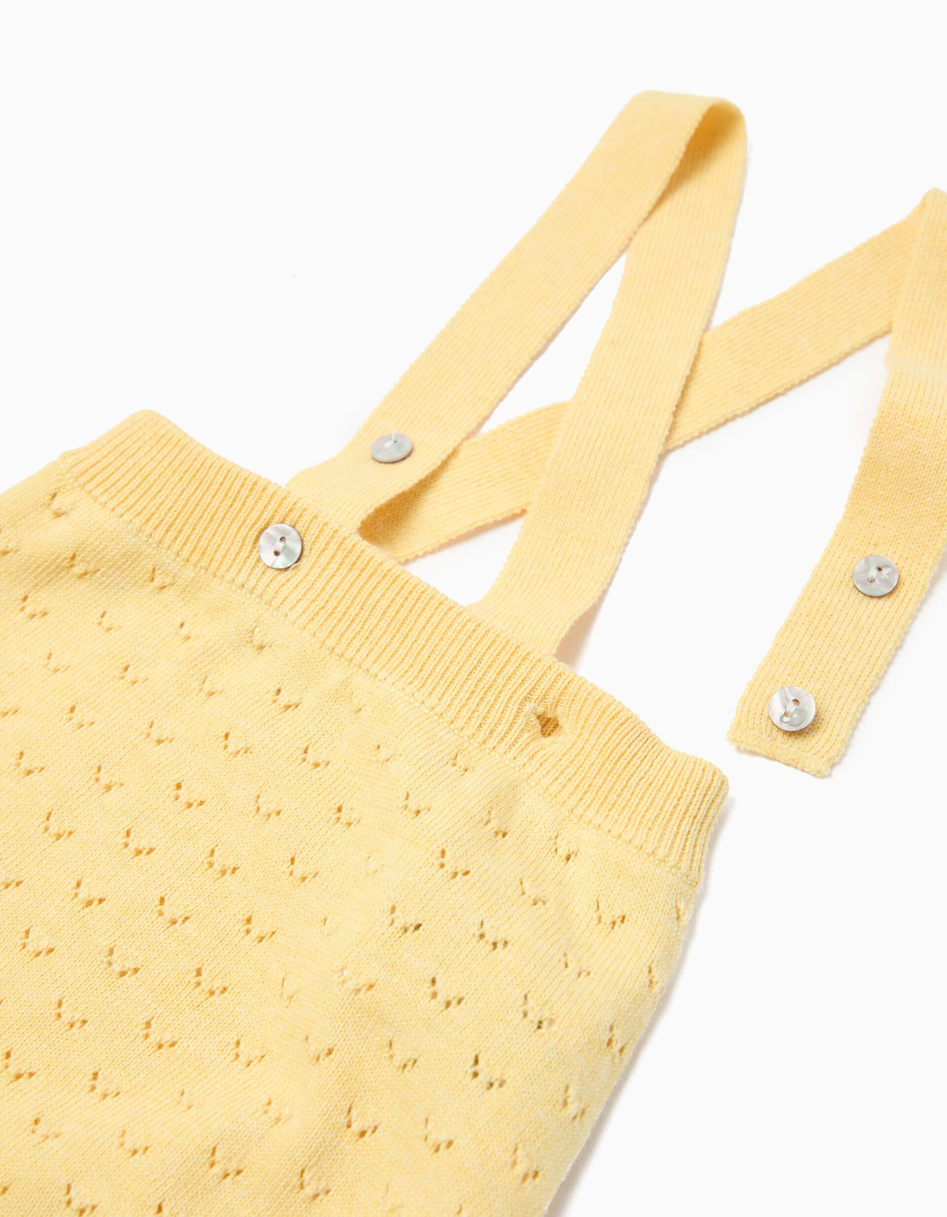 Comprar Online Cal&ccedil;&otilde;es de Malha, Rec&eacute;m-Nascido, Amarelo Claro