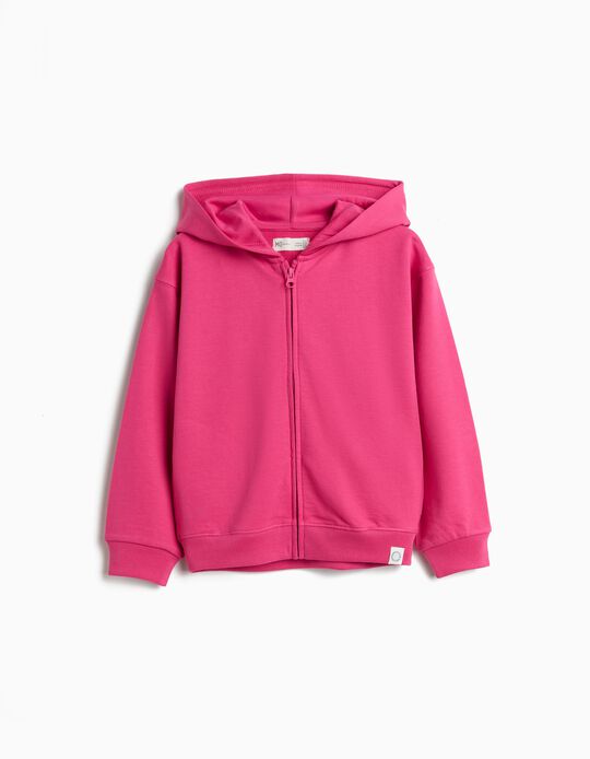 Comprar Online Casaco De Felpa, Menina, Rosa Escuro
