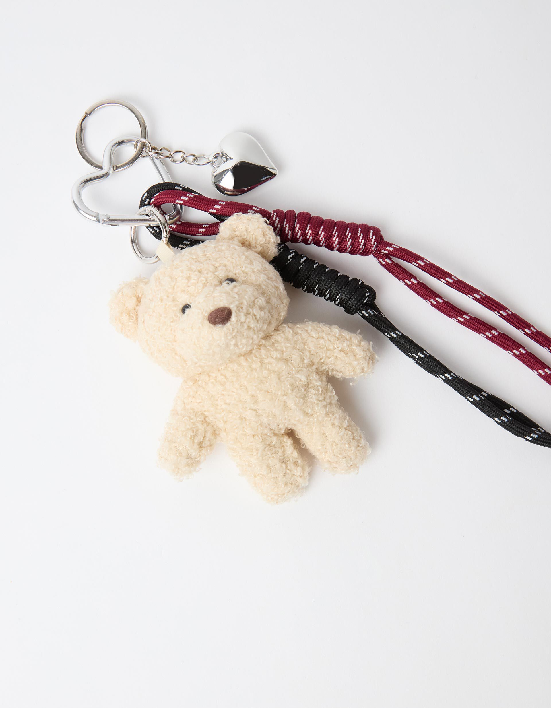 Comprar Online Porta-Chaves Charm Urso, Mulher, Bege