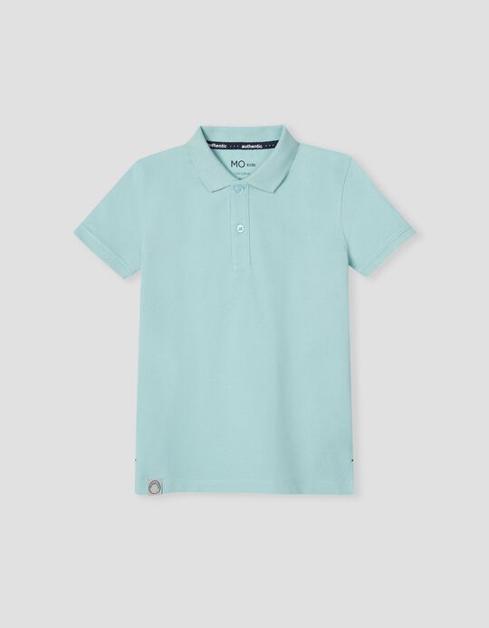 Polo Shirt, Boys, Light Blue