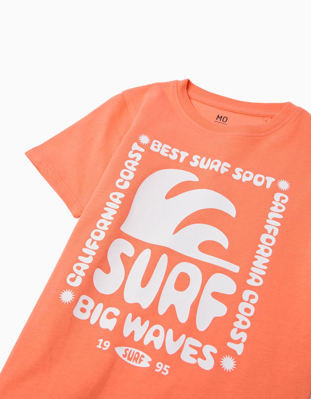 T-shirt Estampada, Menino, Laranja