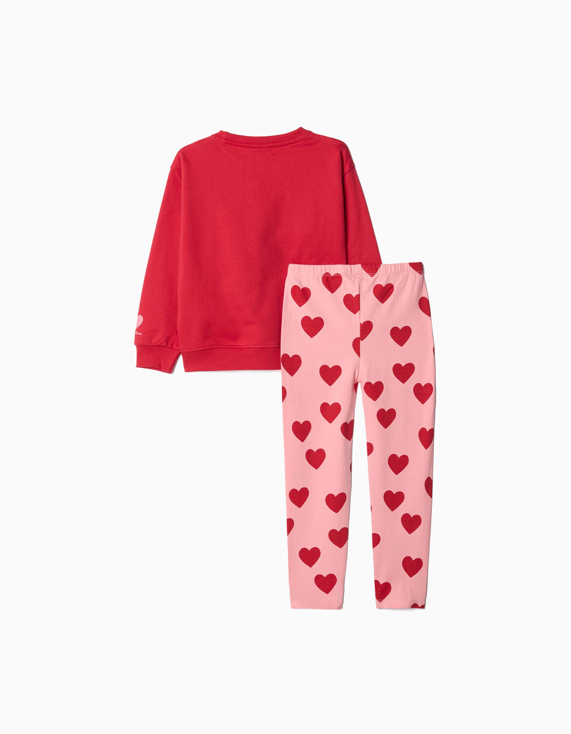 Comprar Online Conjunto Sweatshirt e Leggings 'Disney', Menina, Vermelho
