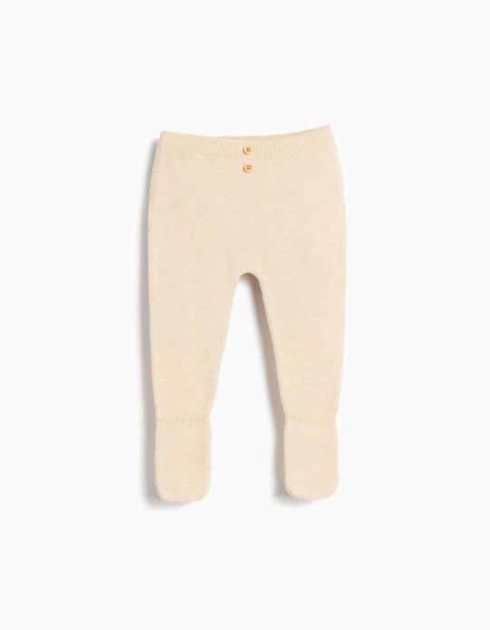 Comprar Online Calças com Pés, Recém-Nascido, Bege Claro