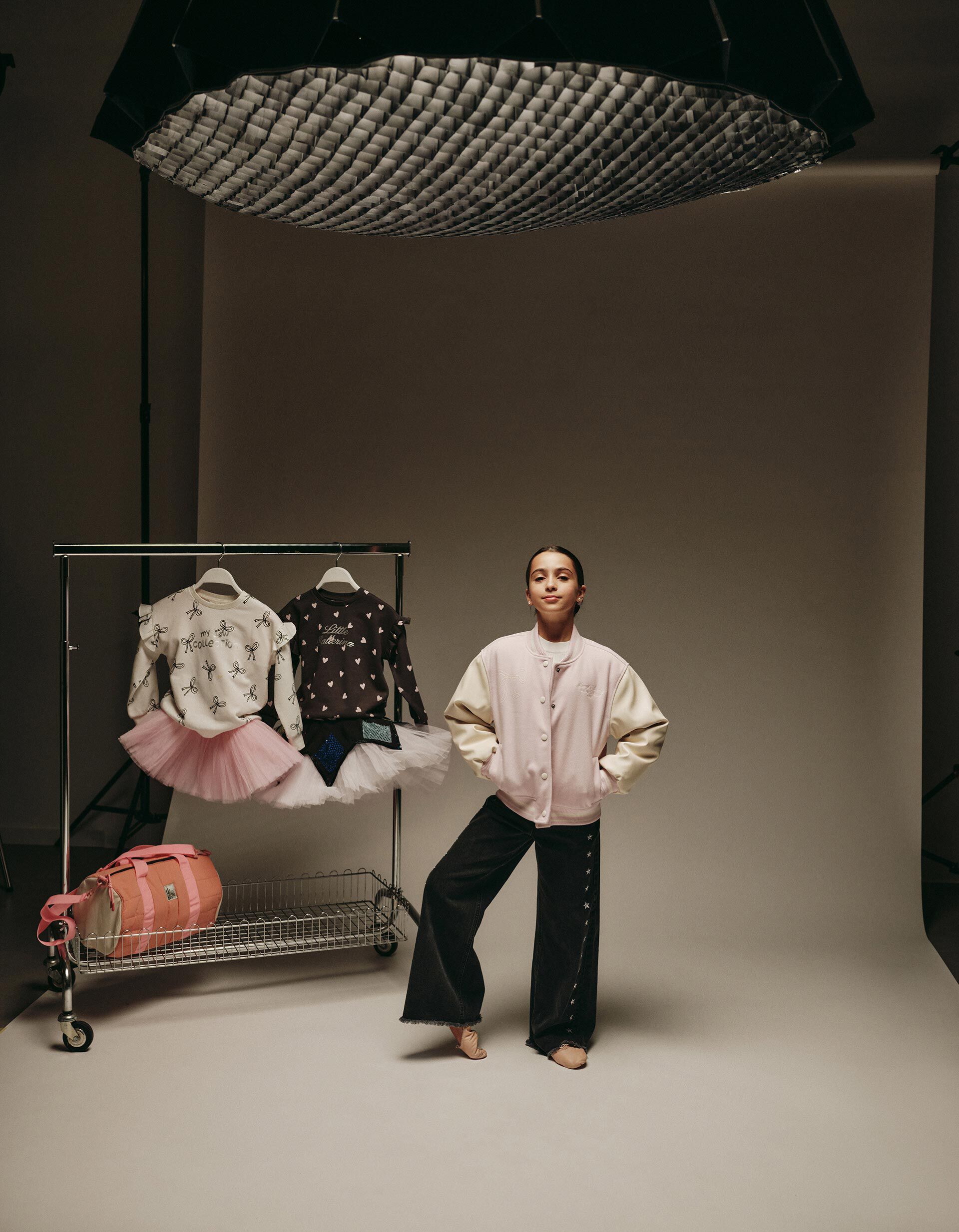 Comprar Online Casaco Bomber, Menina, Rosa Claro