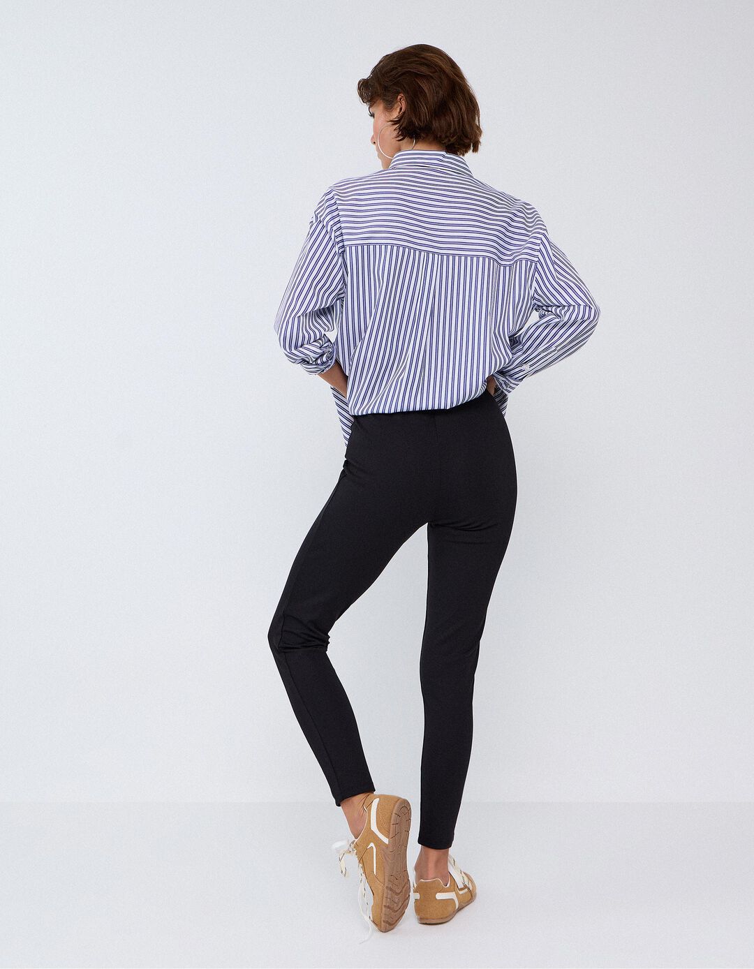 Leggings Ponto Roma, Mulher, Preto