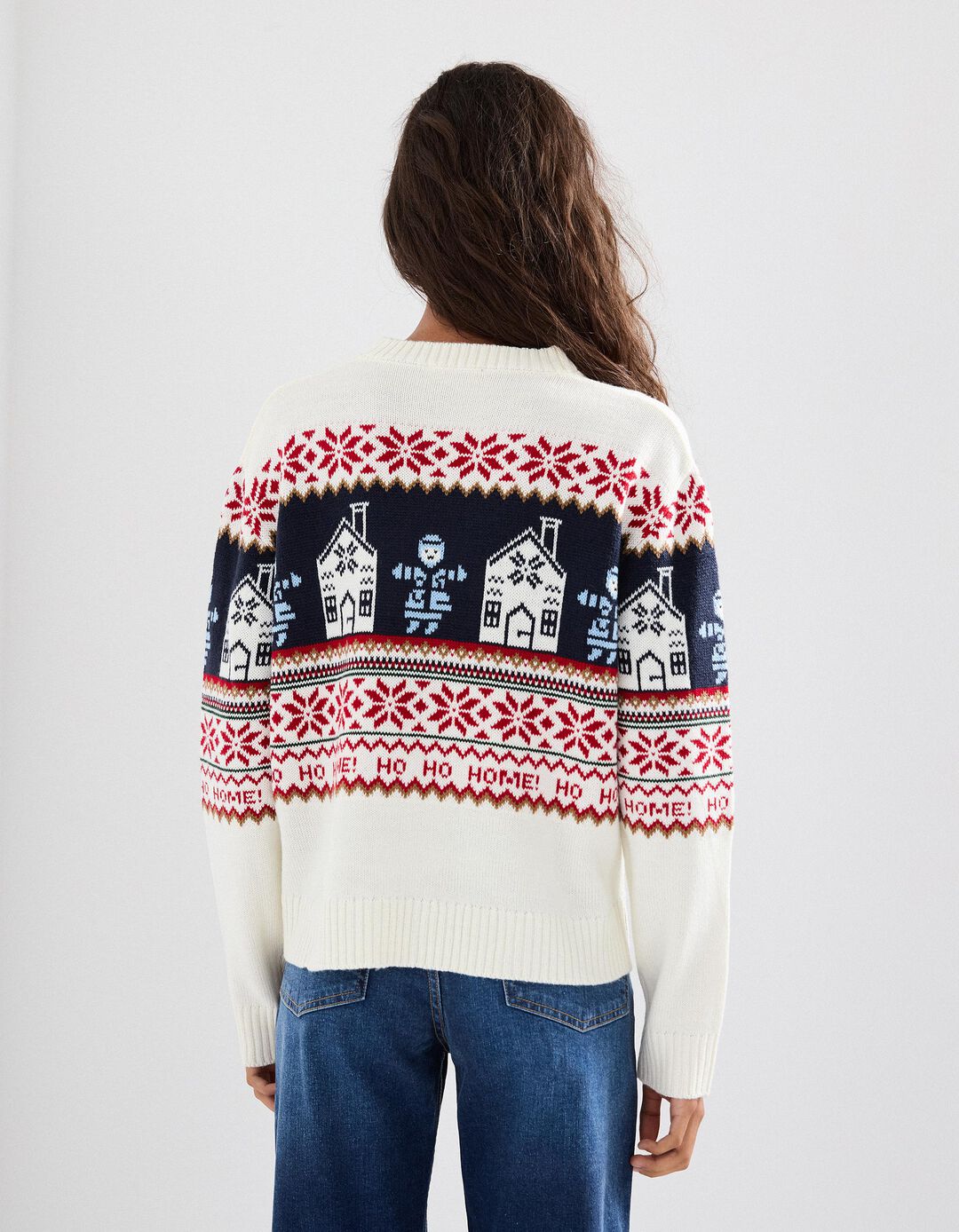 Camisola de Malha, Mulher, Bege Claro 