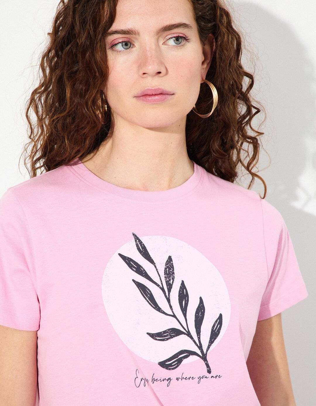 T-shirt, Mulher, Roxo Claro 