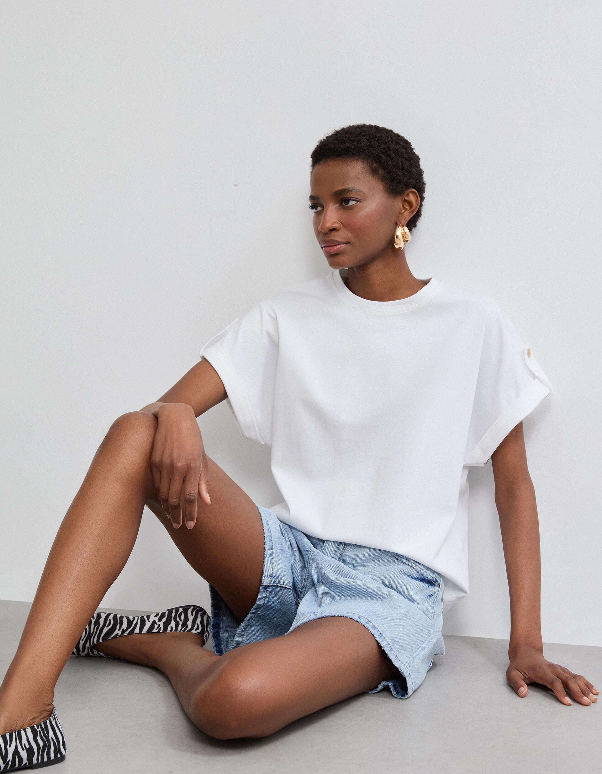 Comprar Online T-shirt, Mulher, Branco