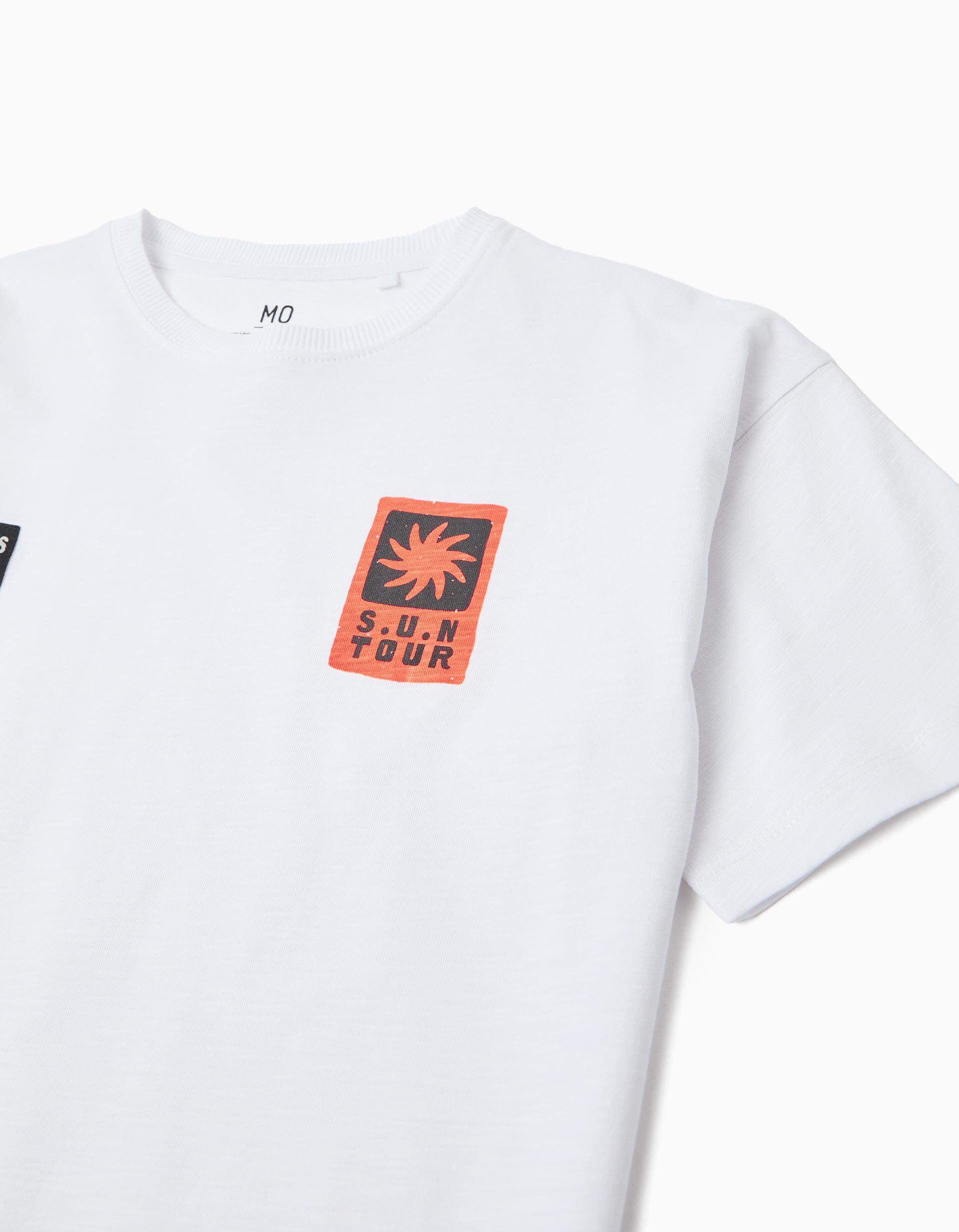 Comprar Online T-shirt com Estampado, Menino, Branco