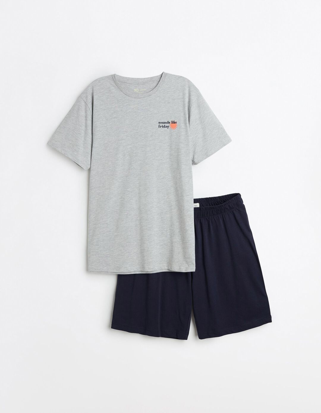 Pijama, Homem, Cinzento Claro