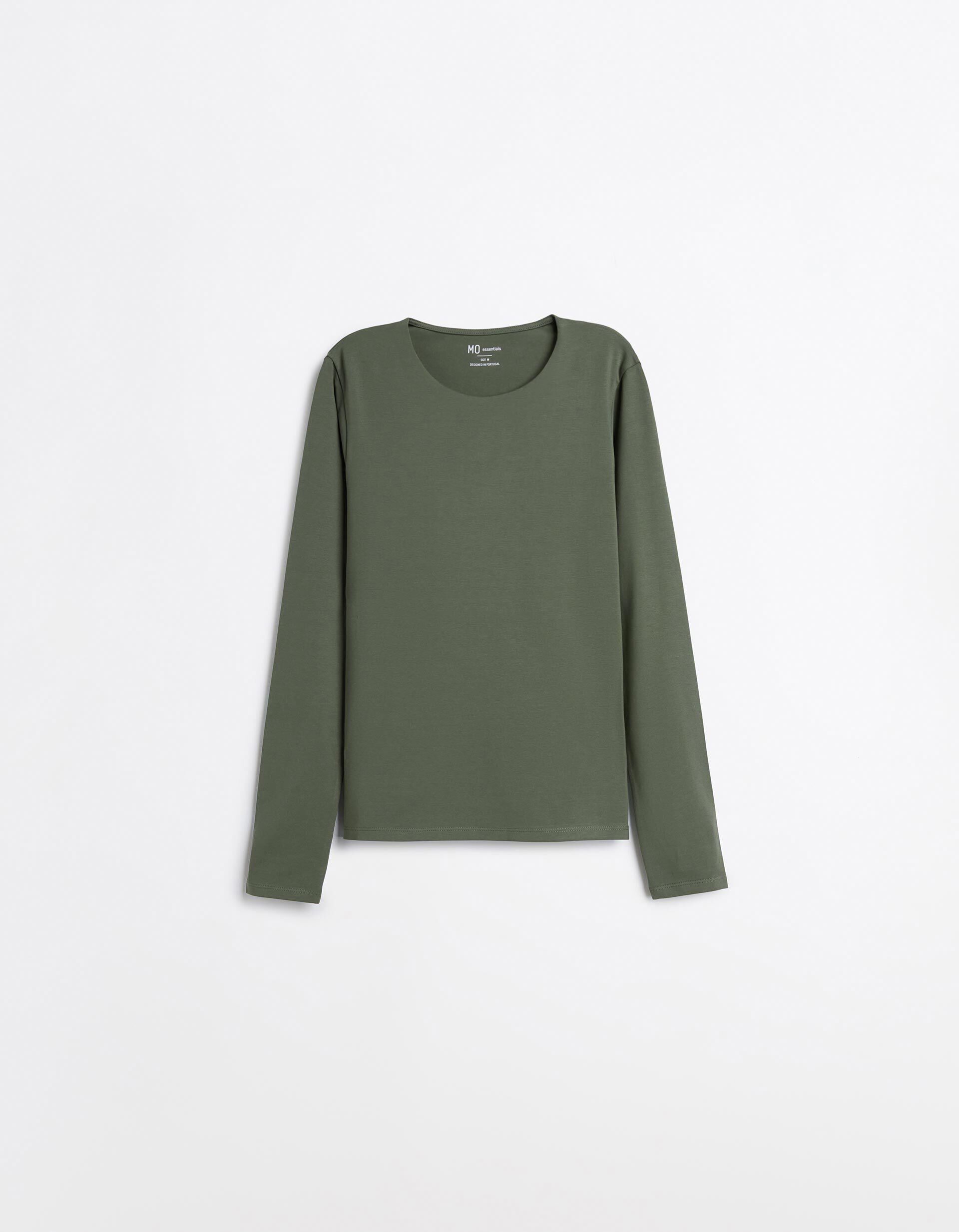 Comprar Online Camisola De Manga Comprida, Mulher, Verde Escuro