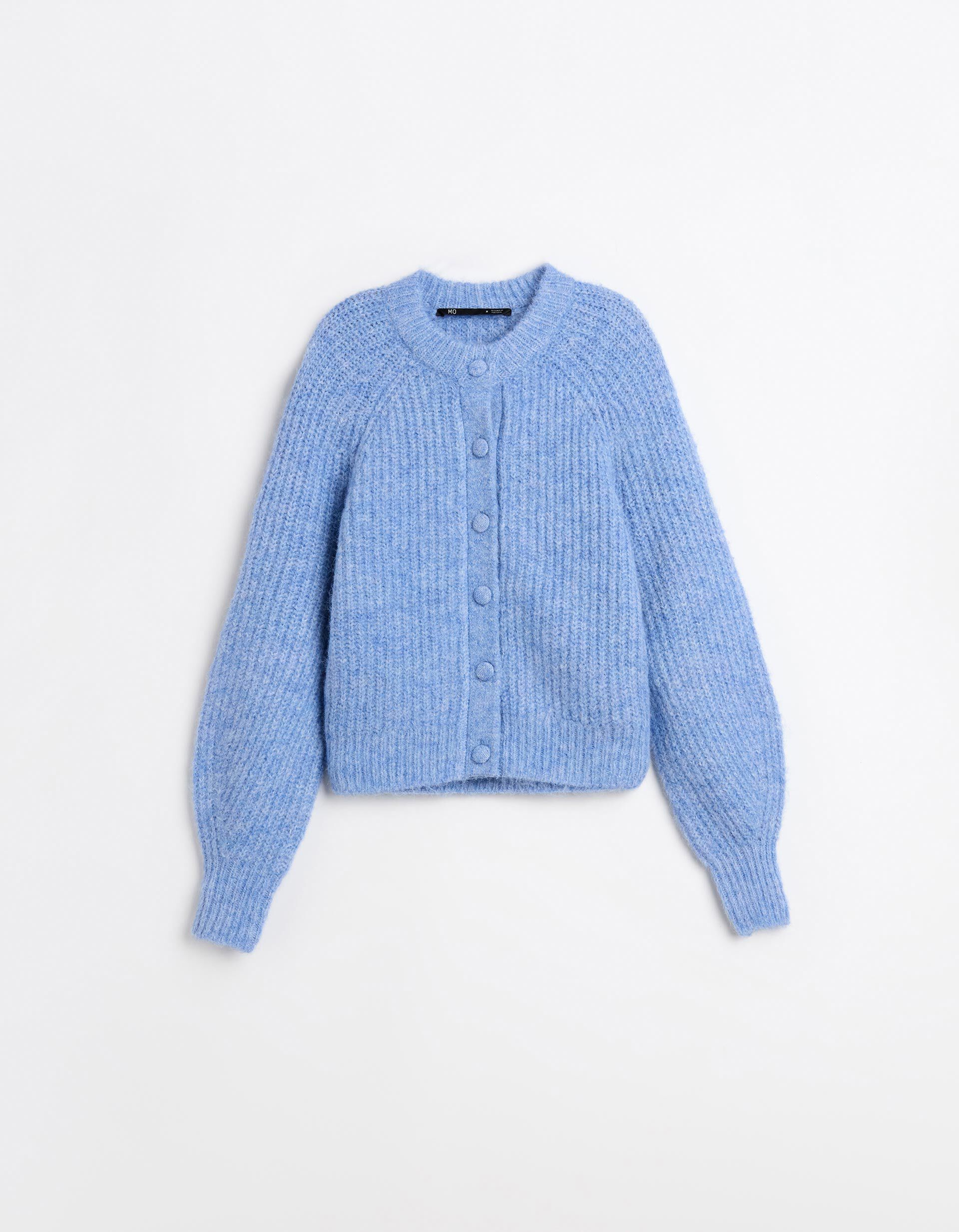 Comprar Online Casaco de Malha, Mulher, Azul Claro