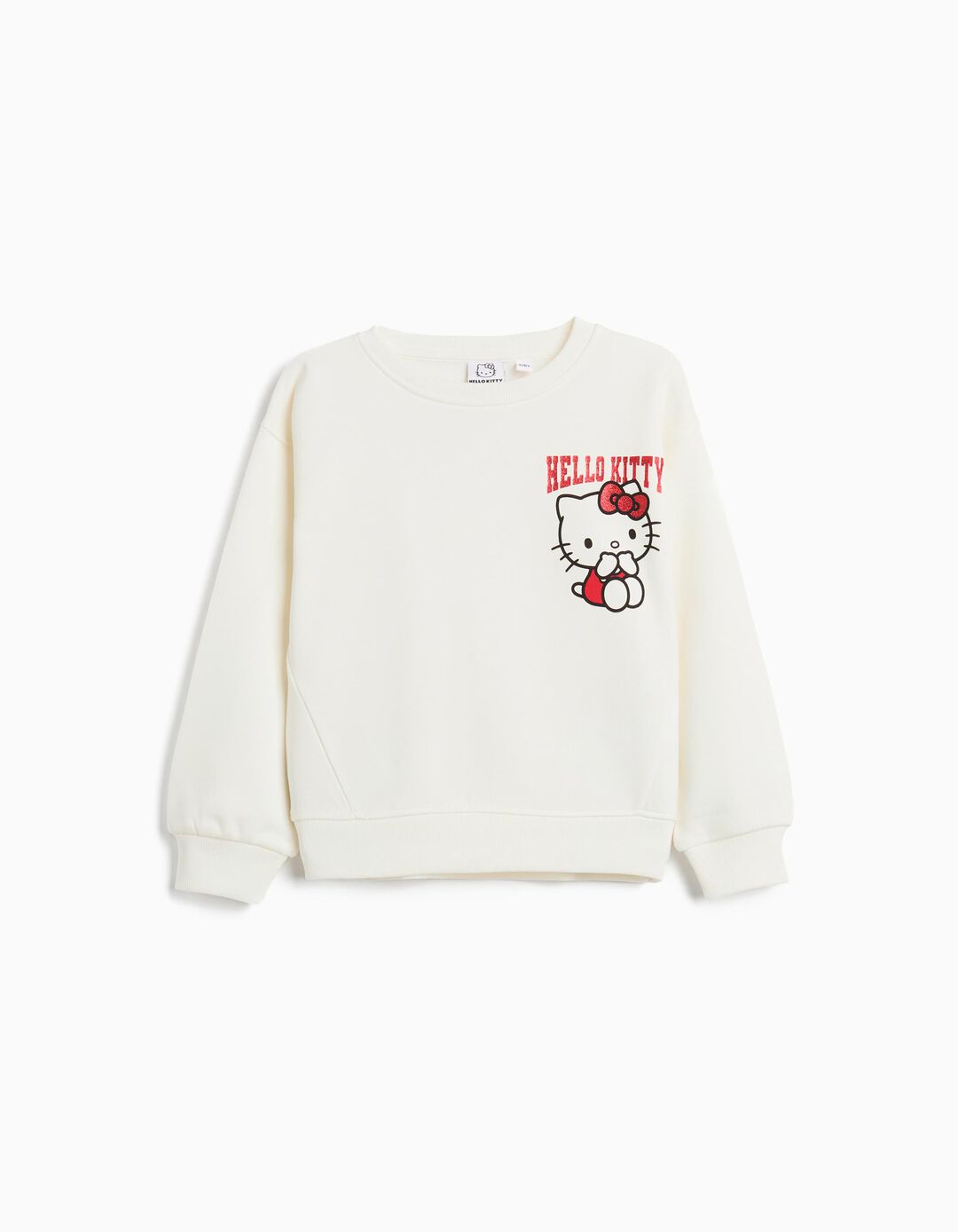 Sweatshirt 'Hello Kitty', Menina, Branco