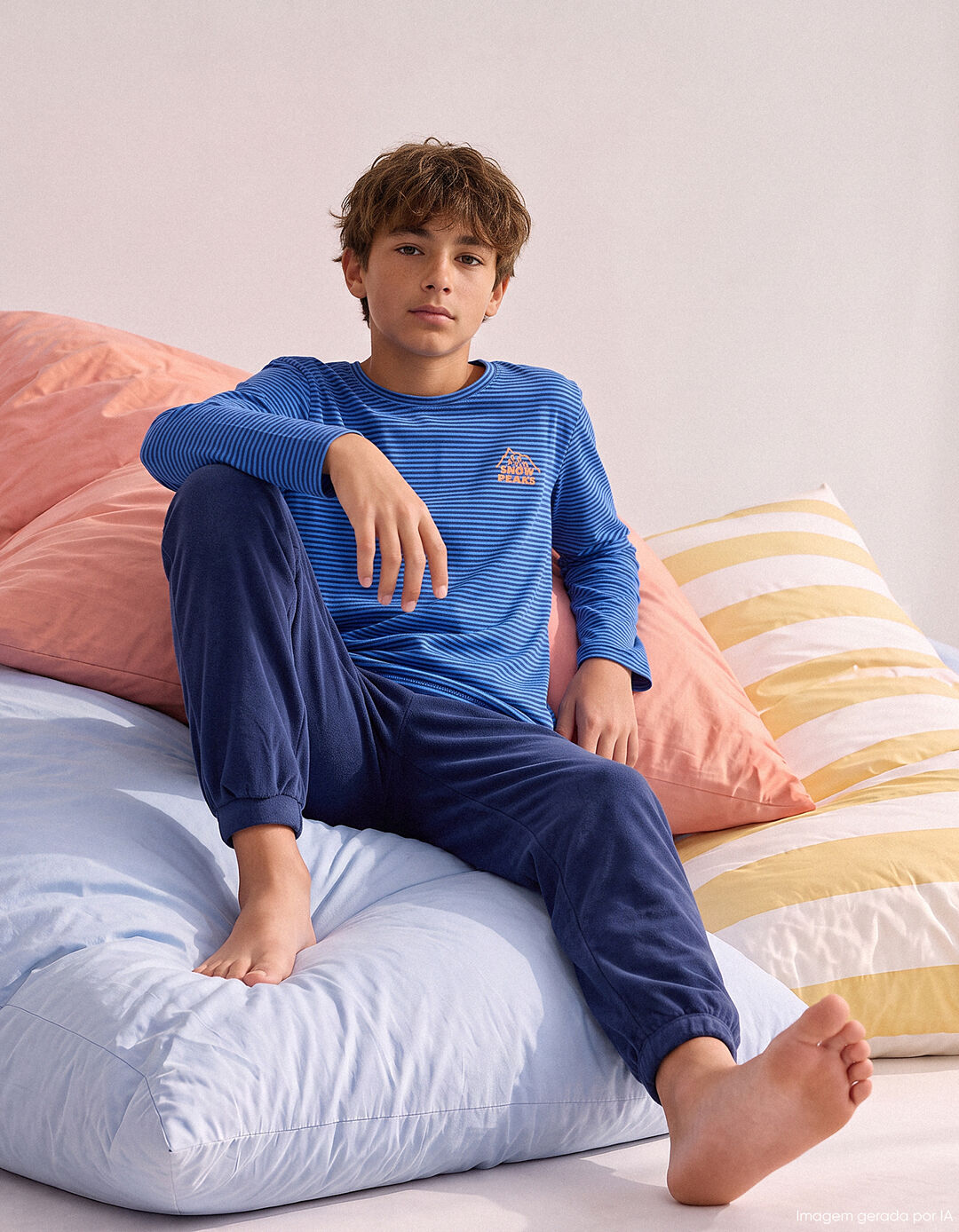 Pack 2 Pijamas De Veludo, Menino, Multicolor