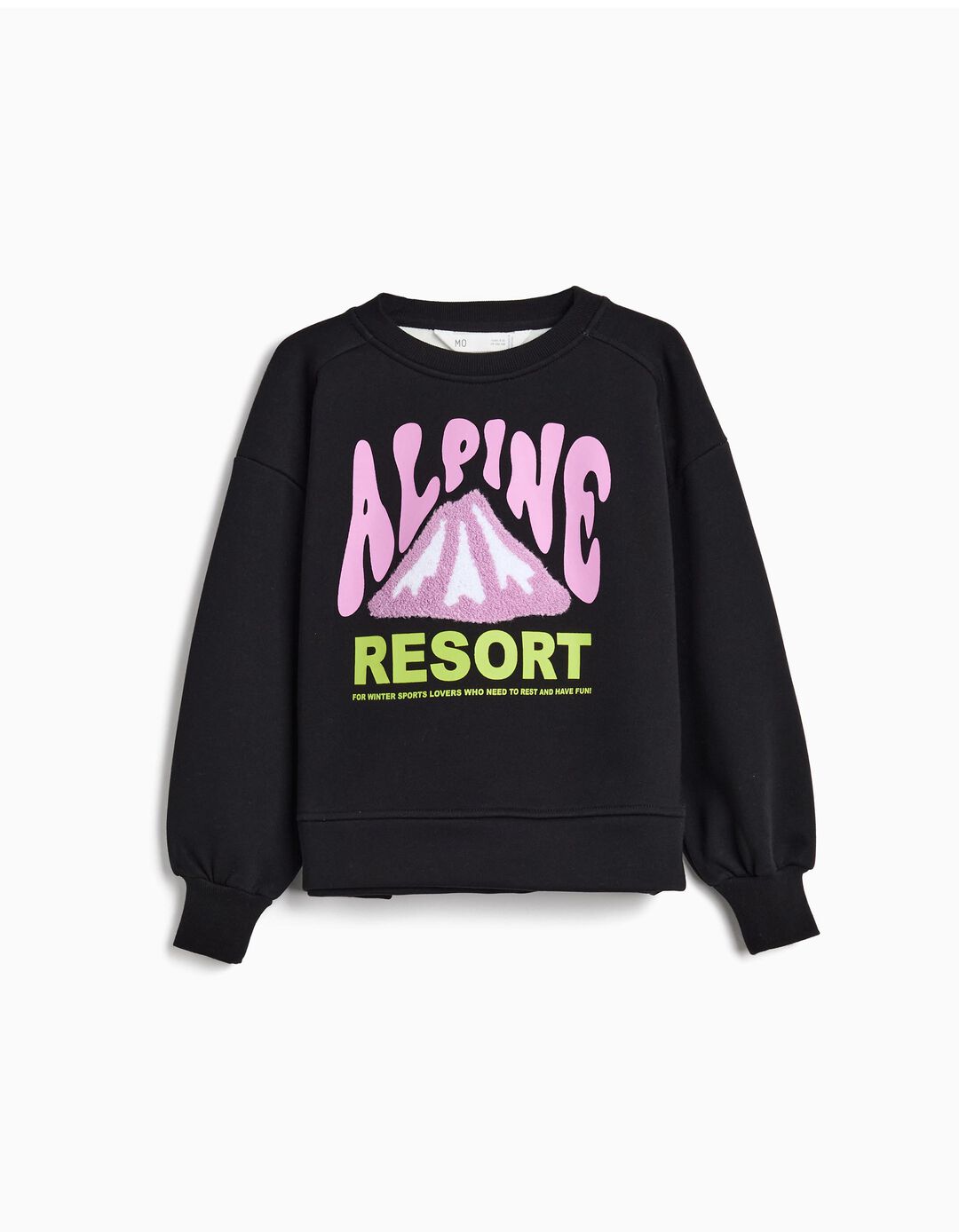 Sweatshirt, Menina, Preto