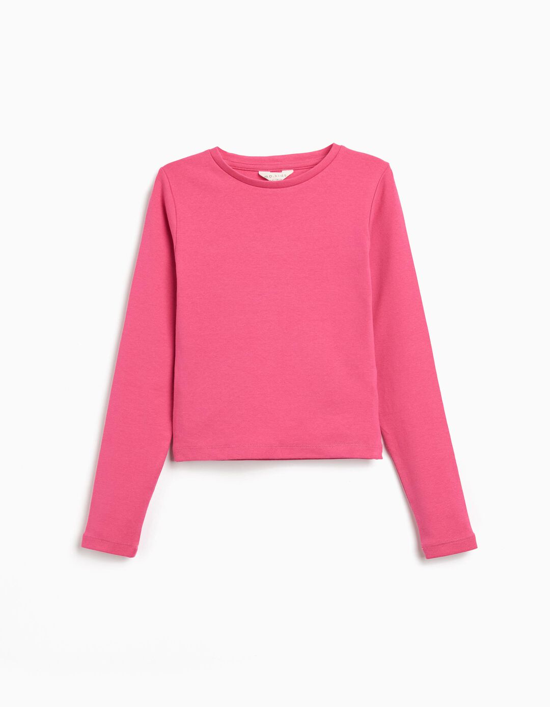 T-shirt Manga Comprida, Menina, Rosa Escuro