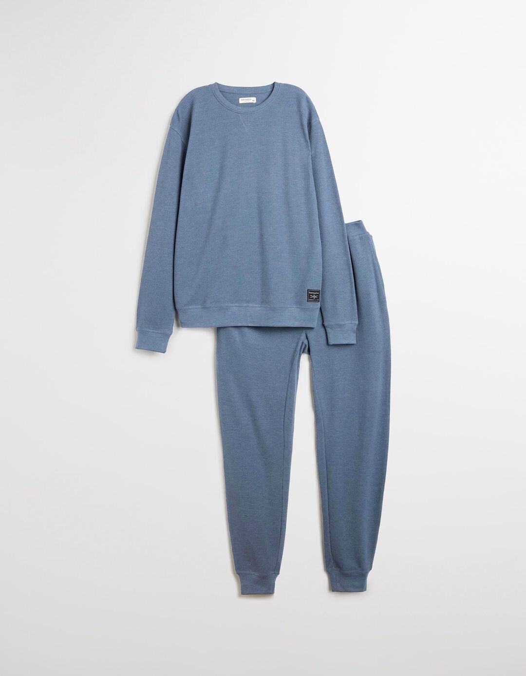 Pijama Waffle, Homem, Azul Escuro 