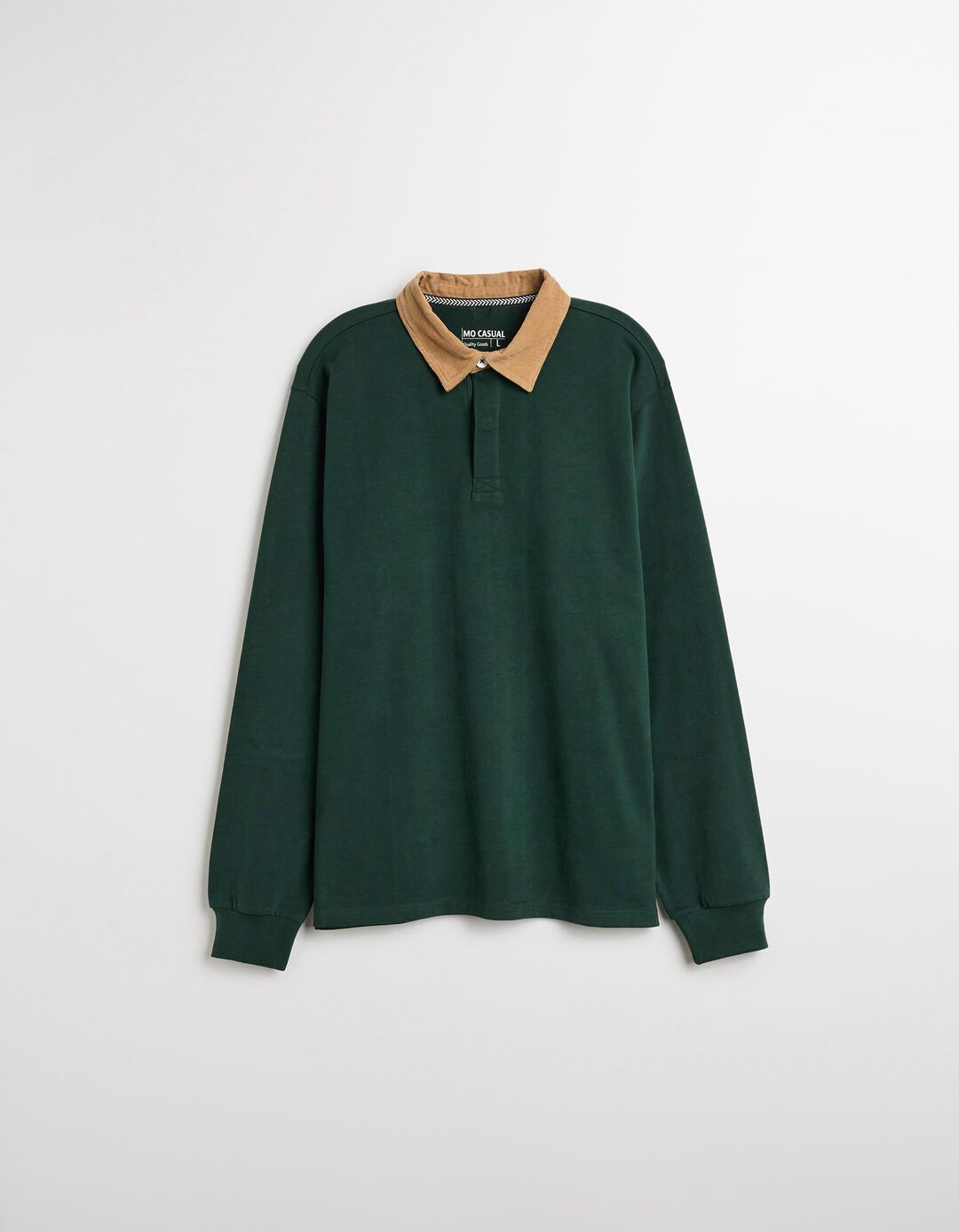 Polo Jersey, Homem, Verde 
