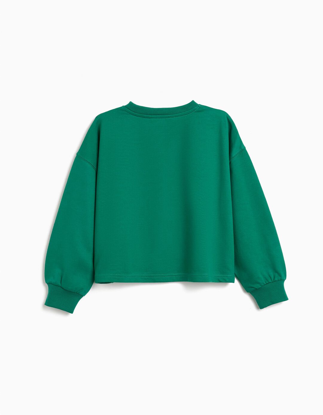 Sweatshirt de Felpa, Menina, Verde