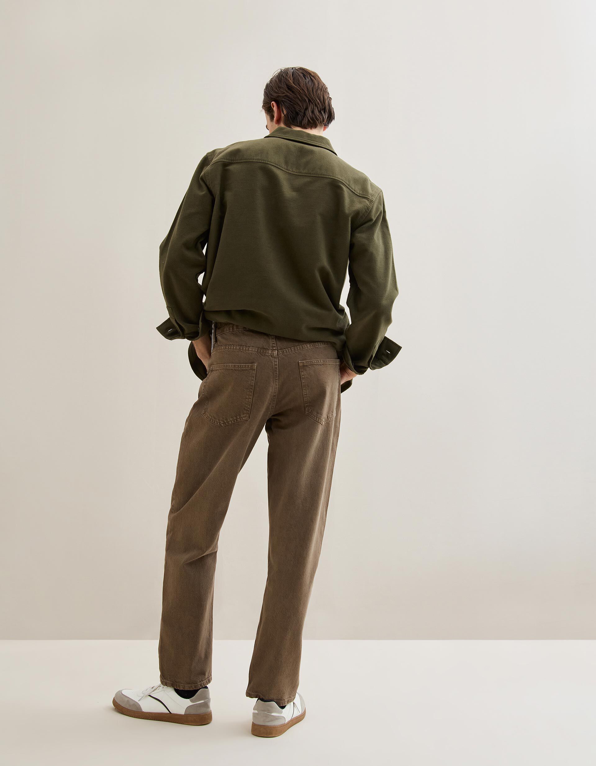 Comprar Online Cal&ccedil;as de Ganga 'Relaxed Fit', Homem, Castanho