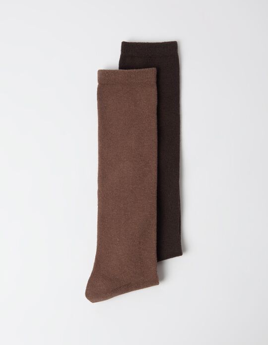 Comprar Online Pack 2 Pares De Meias, Mulher, Castanho