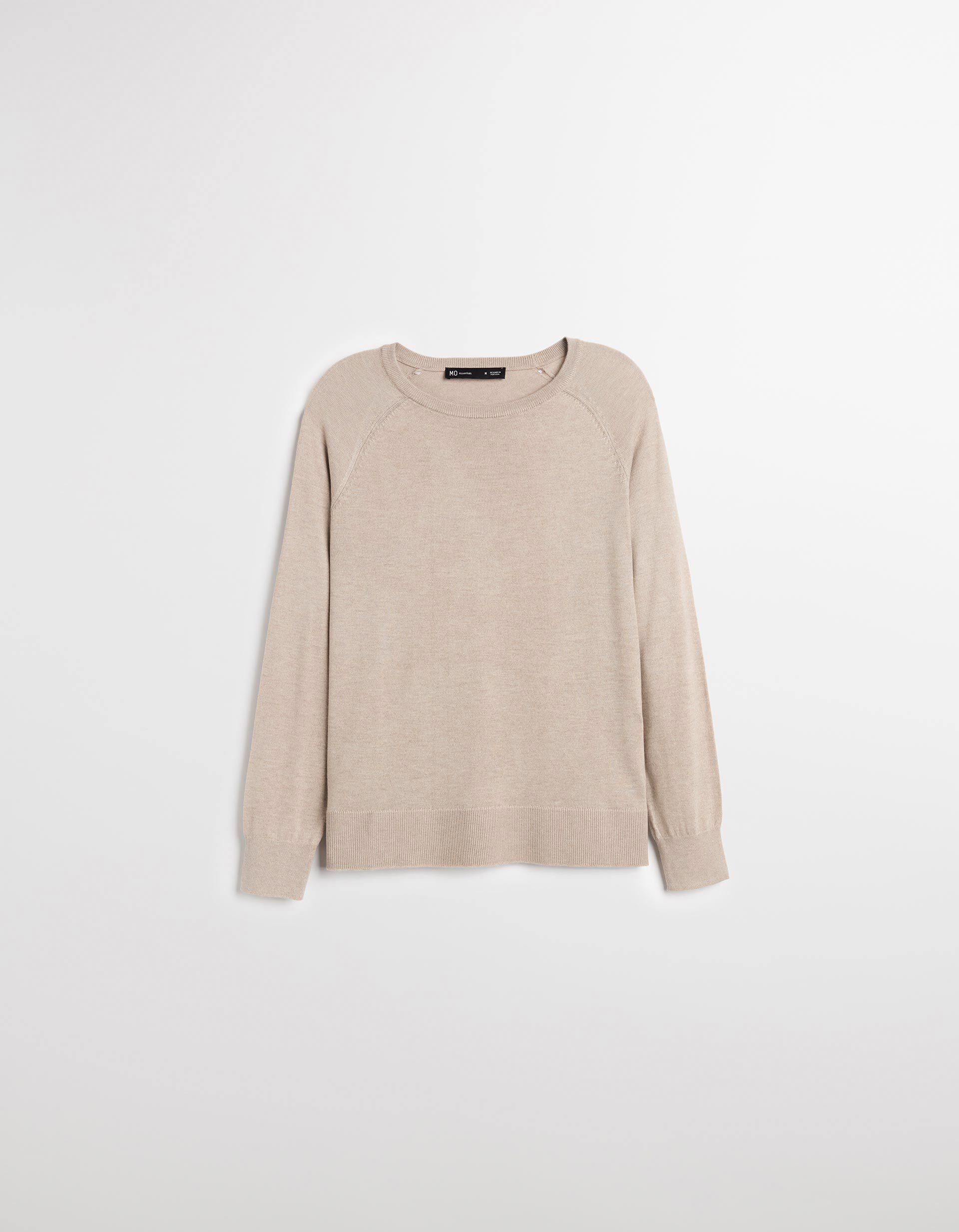 Comprar Online Camisola com Caxemira, Mulher, Bege Claro