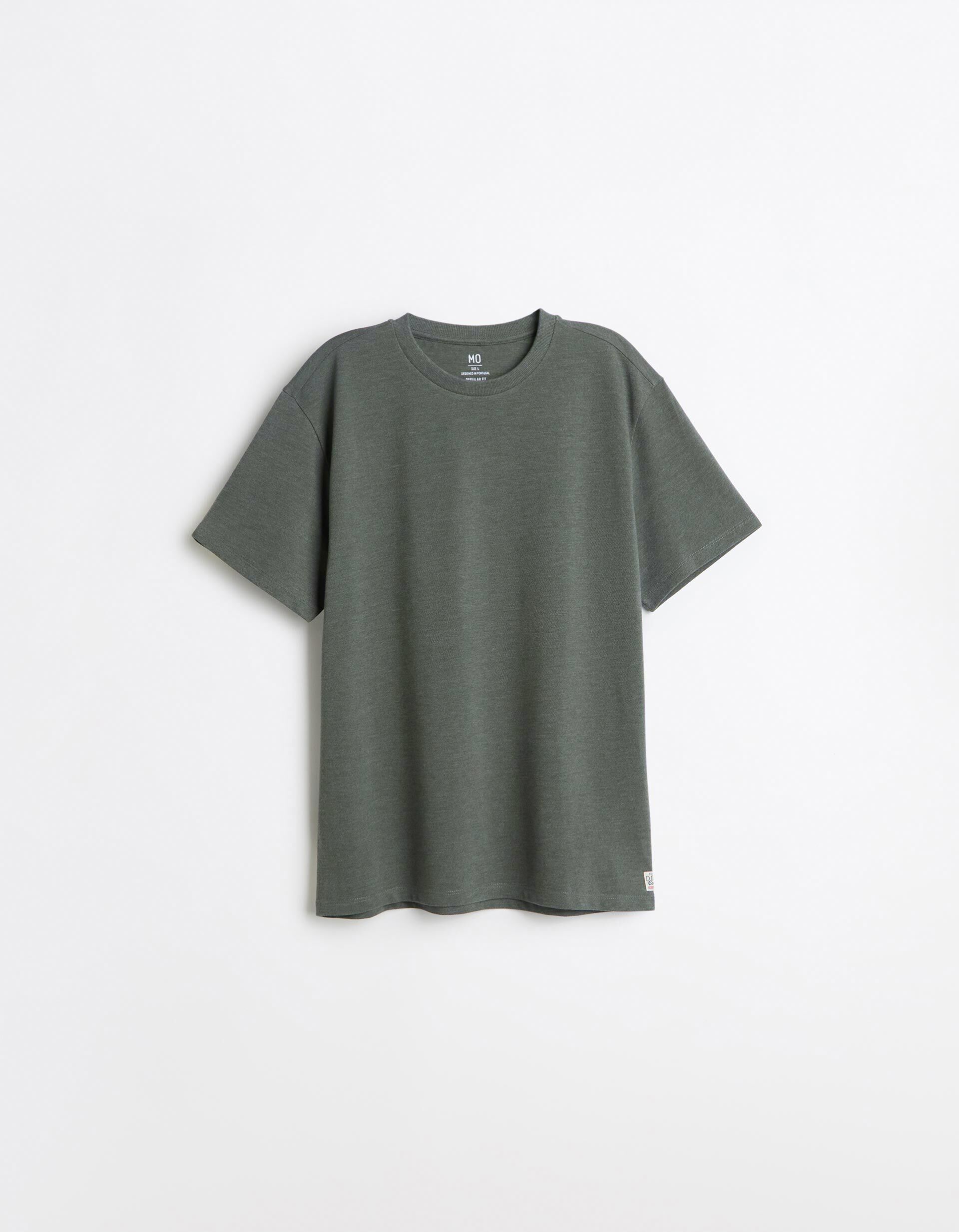 Comprar Online T-shirt Piquet, Homem, Verde Escuro