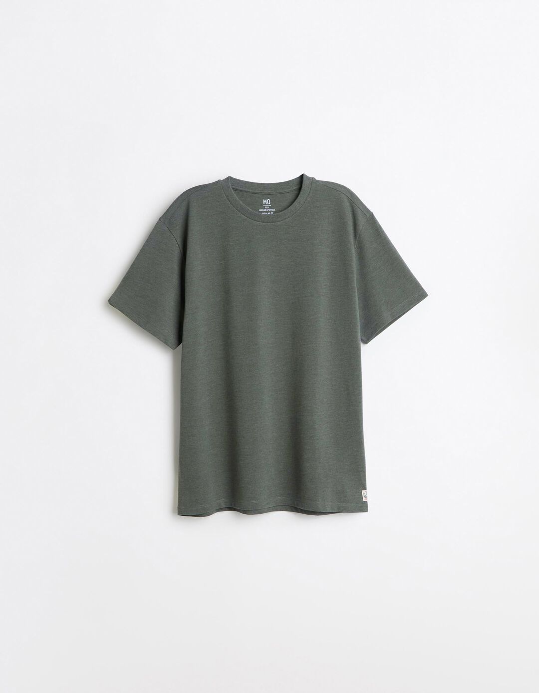 T-shirt Piquet, Homem, Verde Escuro