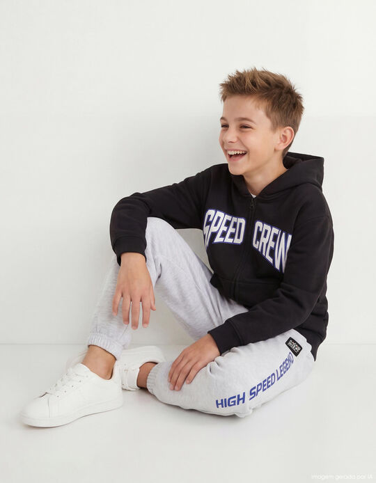 Comprar Online Cal&ccedil;as de Jogging, Menino, Cinzento Claro