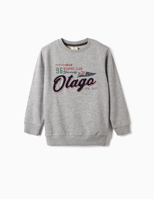 Sweatshirt para Menino 'Otago', Cinza