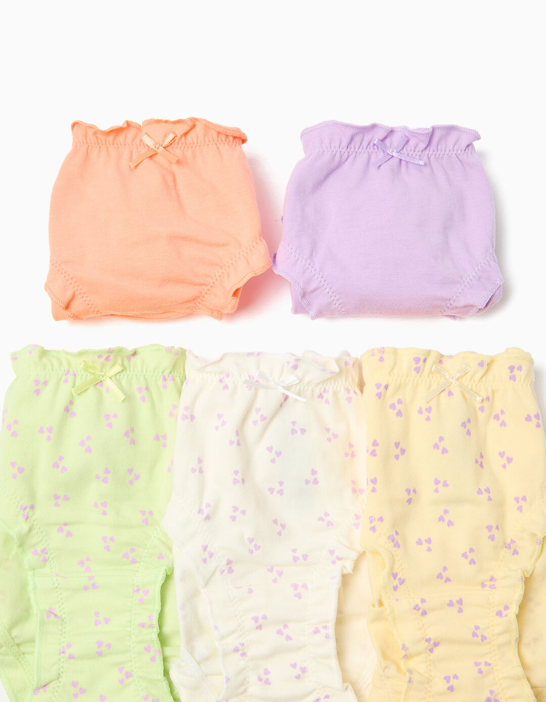 Pack 5 Cuecas, Menina, Multicor