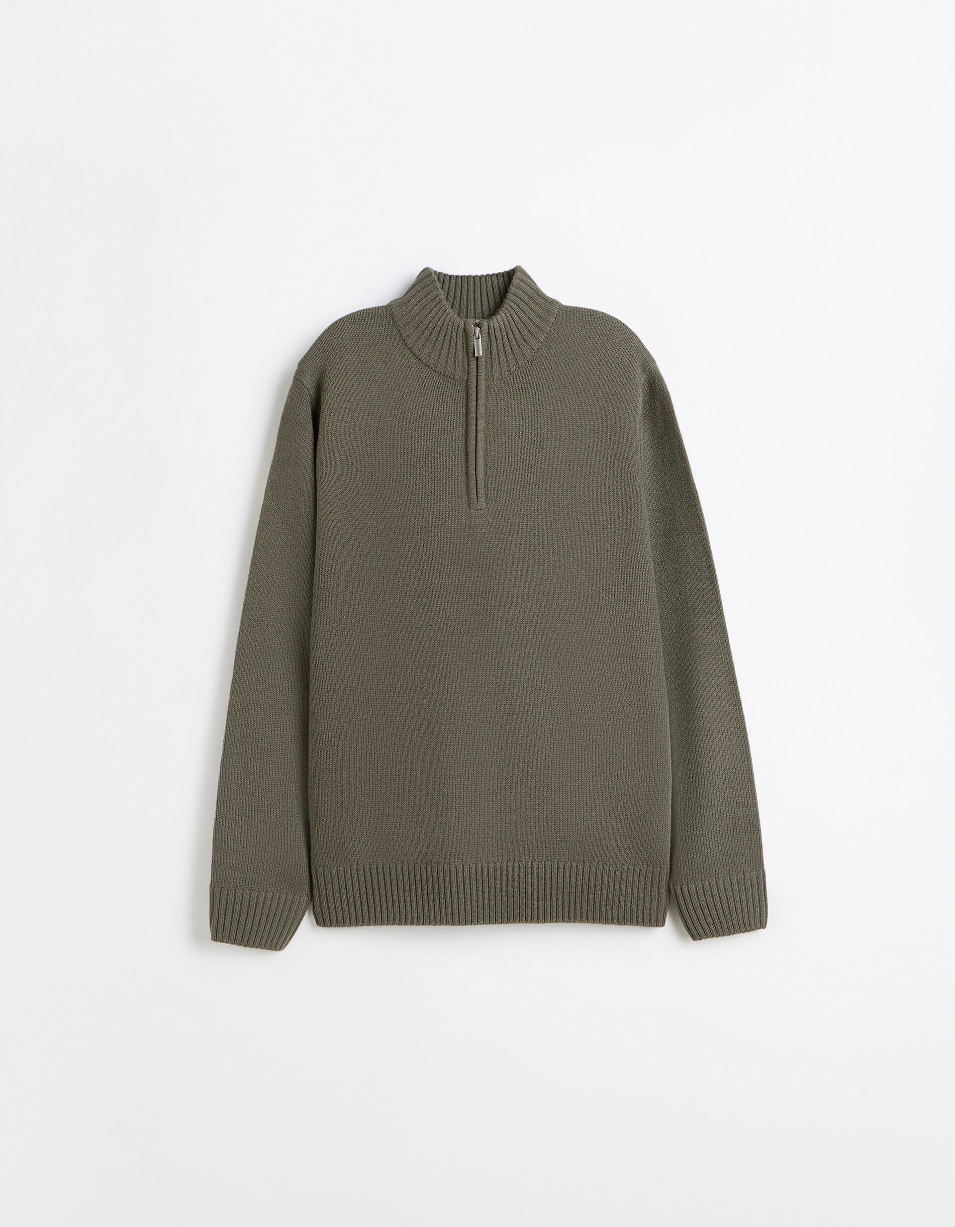 Comprar Online Sweater De Gola Alta, Homem, Verde Escuro