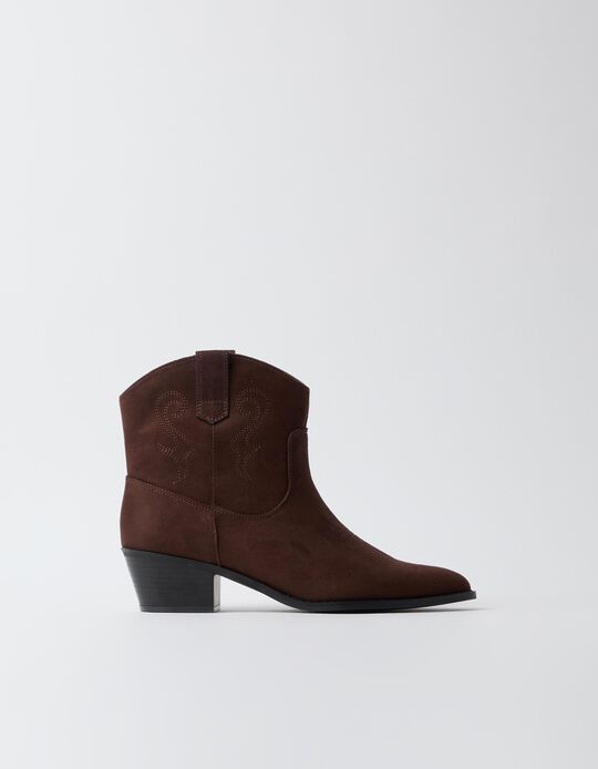 Comprar Online Botas Estilo Country, Mulher, Castanho