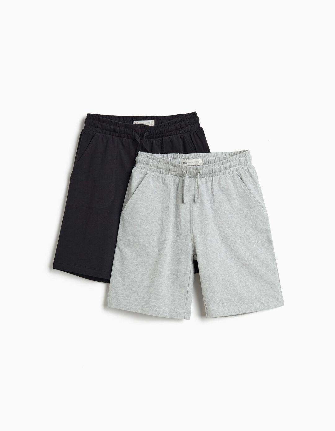 Pack 2 Cal&ccedil;&otilde;es Jersey, Menino, Cinzento Claro