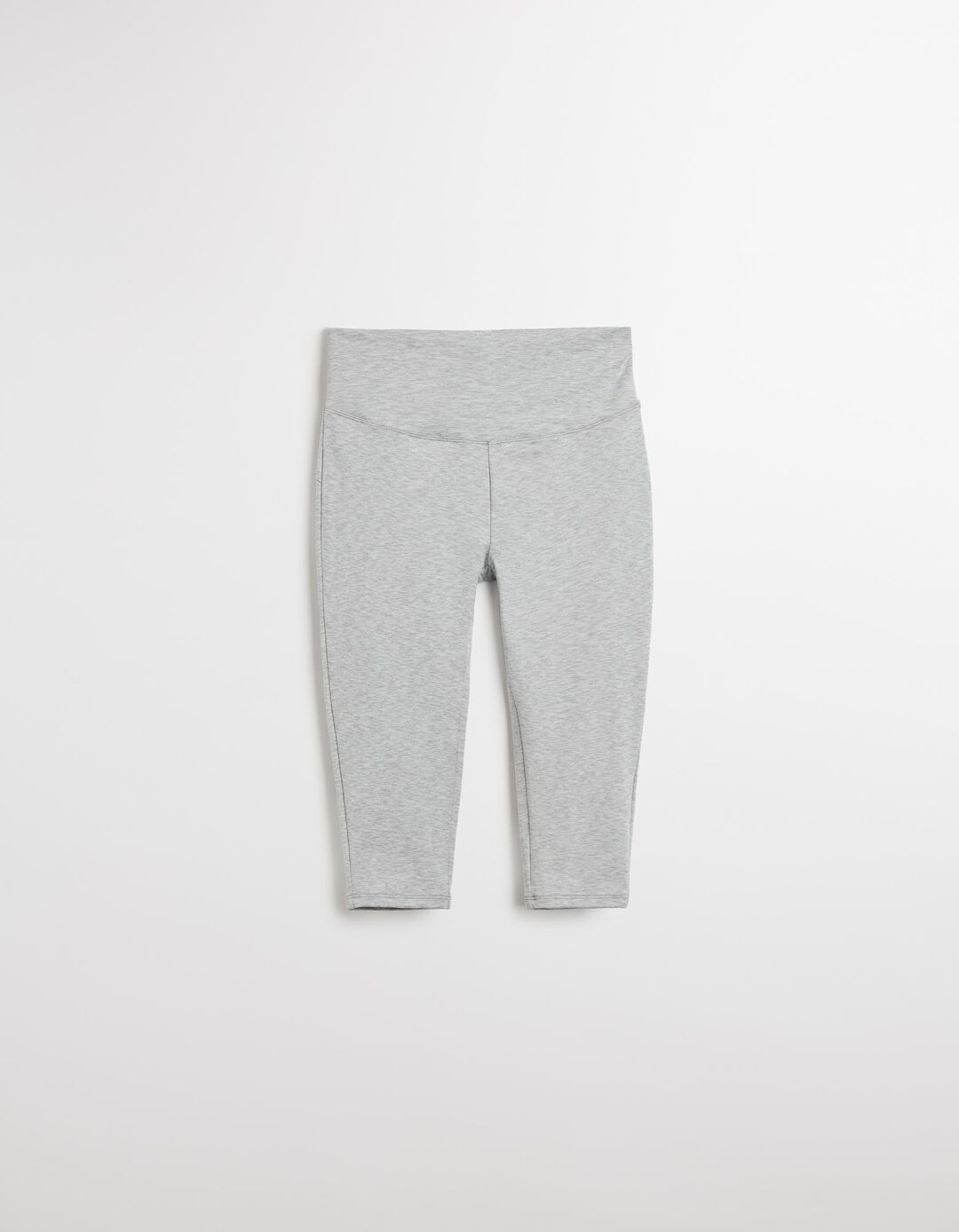 Leggings de Desporto Curtas, Mulher, Cinzento 