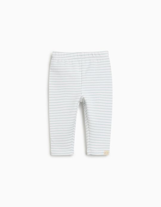 Comprar Online Calças Riscas, Recém-Nascido, Azul Claro 