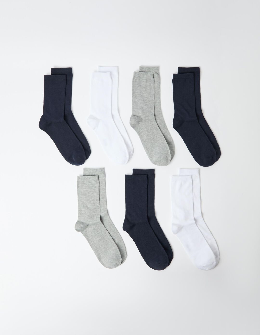 Pack 7 Pares de Meias, Homem, Multicor